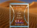 Acrylic Hourglass Award