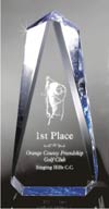 Faceted Obelisk Acrylic Award - SM
